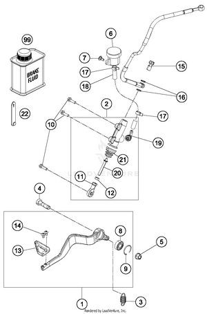 Rear Brake Control Schematic
