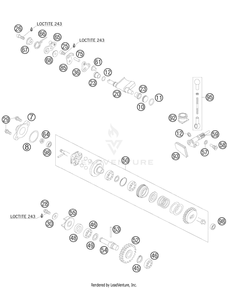 Exhaust Control 85 XC Engine - 2009 Schematic