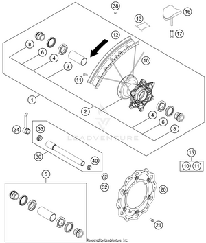 Front Wheel Schematic