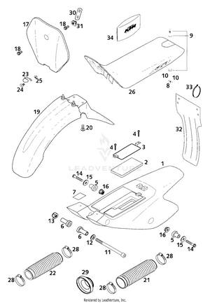 Seat, Fender, Mask Schematic