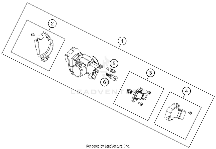 Throttle Body 250 XC TPI ENGINE - 2020 Schematic