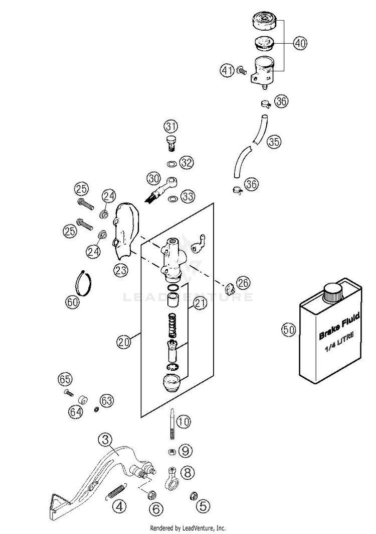 Rear Brake Control Schematic