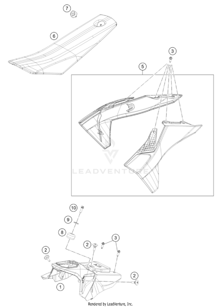 Tank, Seat Schematic