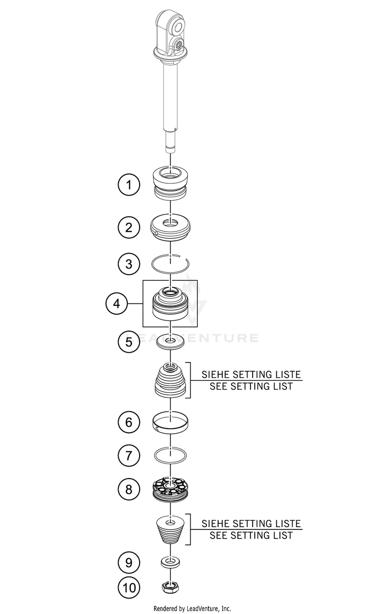 Lower Part 350 SX-F Chassis - 2021 Schematic