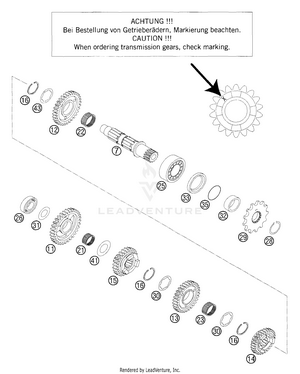 Transmission Ii - Countershaft Schematic