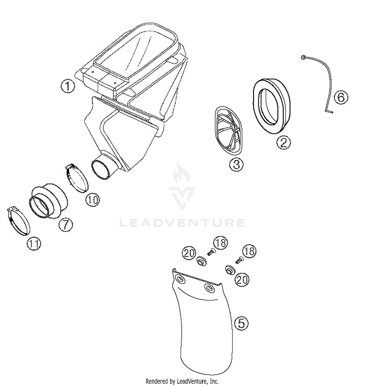 Air Filter Box Schematic