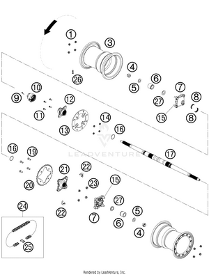 Rear Wheel Schematic