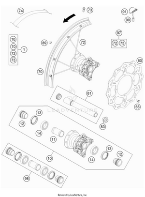 Front Wheel Schematic