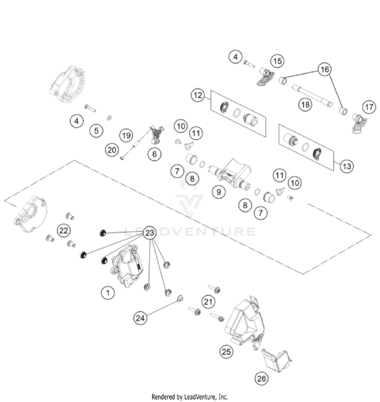 Exhaust Control 250 SX Engine - 2023 Schematic