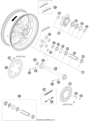 Rear Wheel Schematic