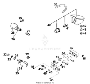 Flasher, Rear Light Schematic
