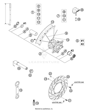 Front Wheel Schematic
