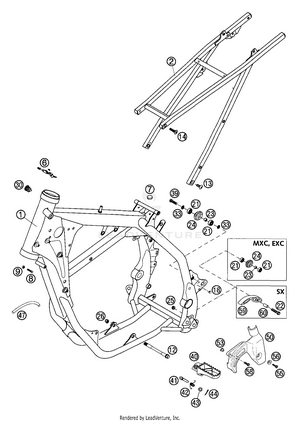 Frame, Sub Frame Schematic