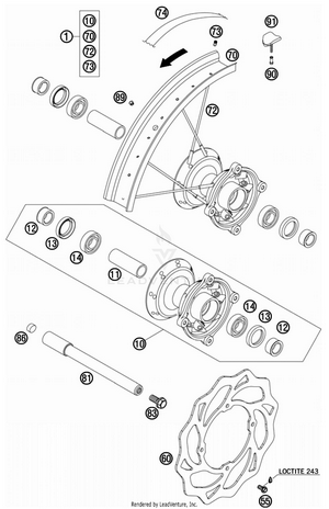 Front Wheel Schematic