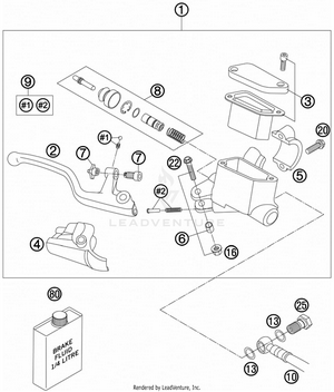 Hand Brake Cylinder Schematic