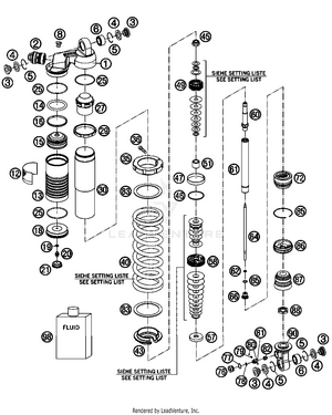 Monoshock Disassembled Schematic