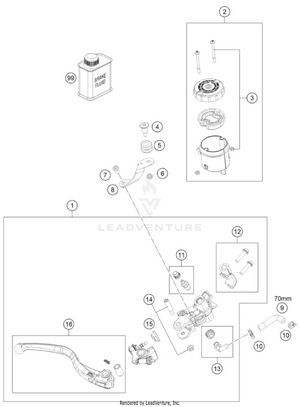 Front Brake Control Schematic