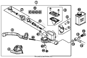 Hand Brake Cylinder Schematic