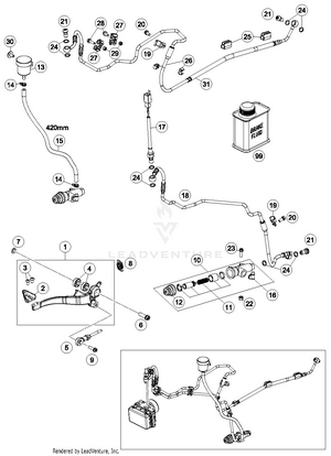 Rear Brake Control Schematic