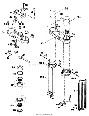 Front Fork Schematic
