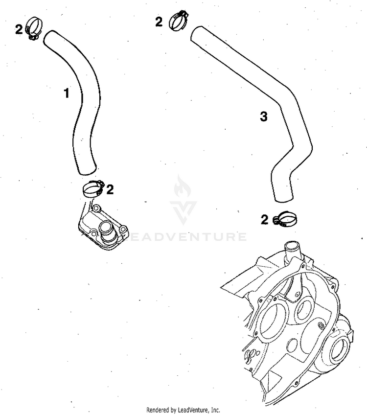 Breather System 620 RXC-E Engine - 1997 Schematic