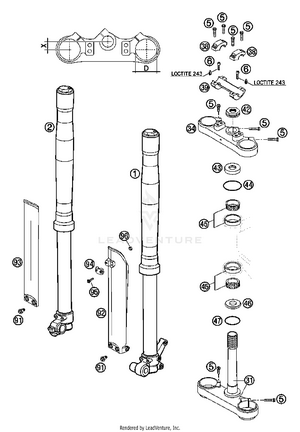 Front Fork Schematic