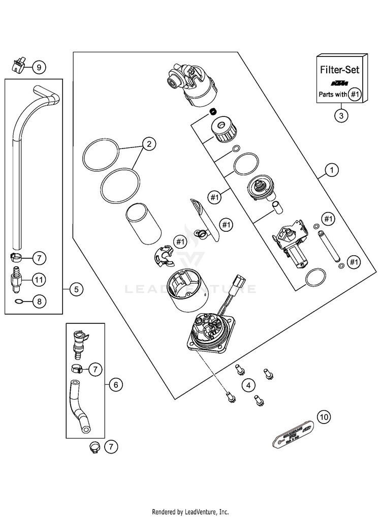 Fuel Pump 1290 SUPER ADVENTURE R CHASSIS - 2020 Schematic