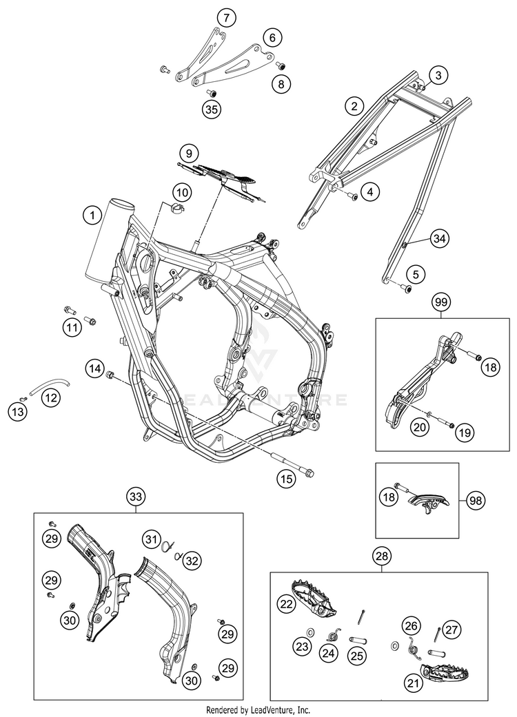 Frame 300 XC CHASSIS - 2018 Schematic