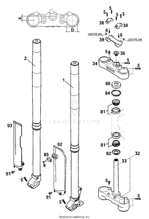 Front Fork Wp Schematic