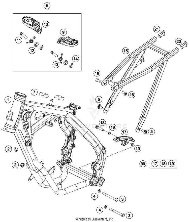 Frame 65 SX Chassis - 2016 Schematic