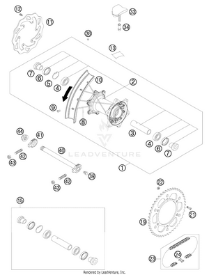 Rear Wheel Schematic