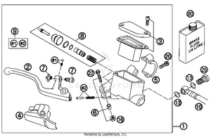 Hand Brake Cylinder Schematic