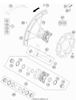 Front Wheel Schematic