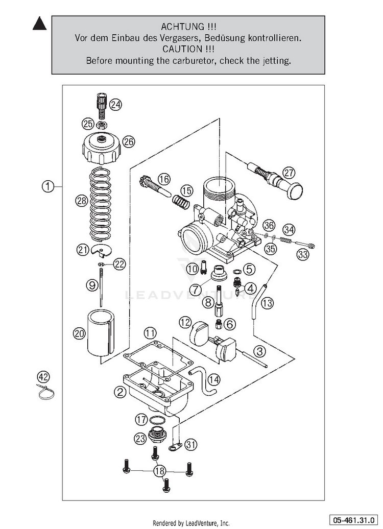 Carburaeor Mikuni Vm24 Schematic