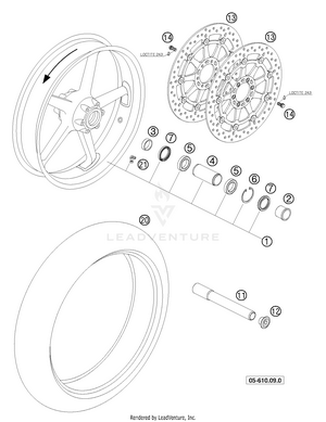 Front Wheel Schematic