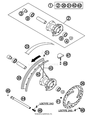 Front Wheel Schematic