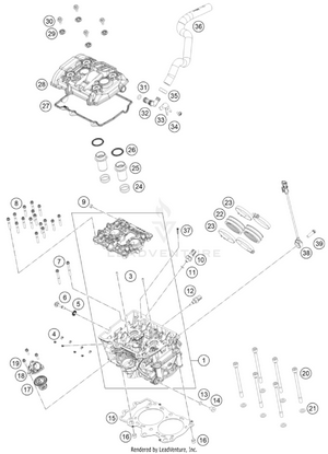 Cylinder Head Schematic