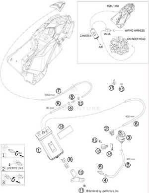 Evaporative Canister Schematic