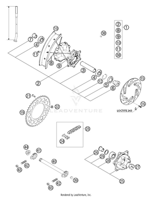 Rear Wheel Schematic
