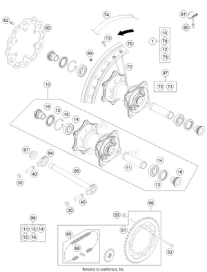 Rear Wheel Schematic