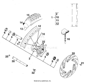 Front Wheel Schematic