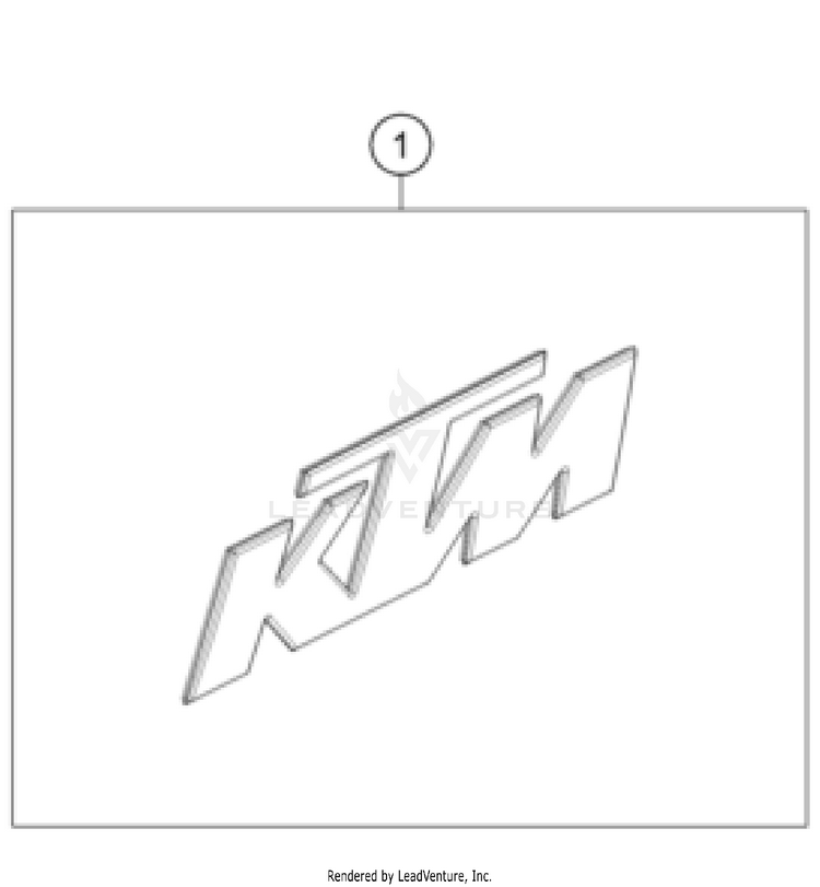 Decal 1390 SUPER DUKE R EVO, orange CHASSIS - 2024 Schematic