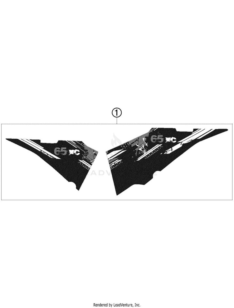 Decal 65 XC Chassis - 2009 Schematic