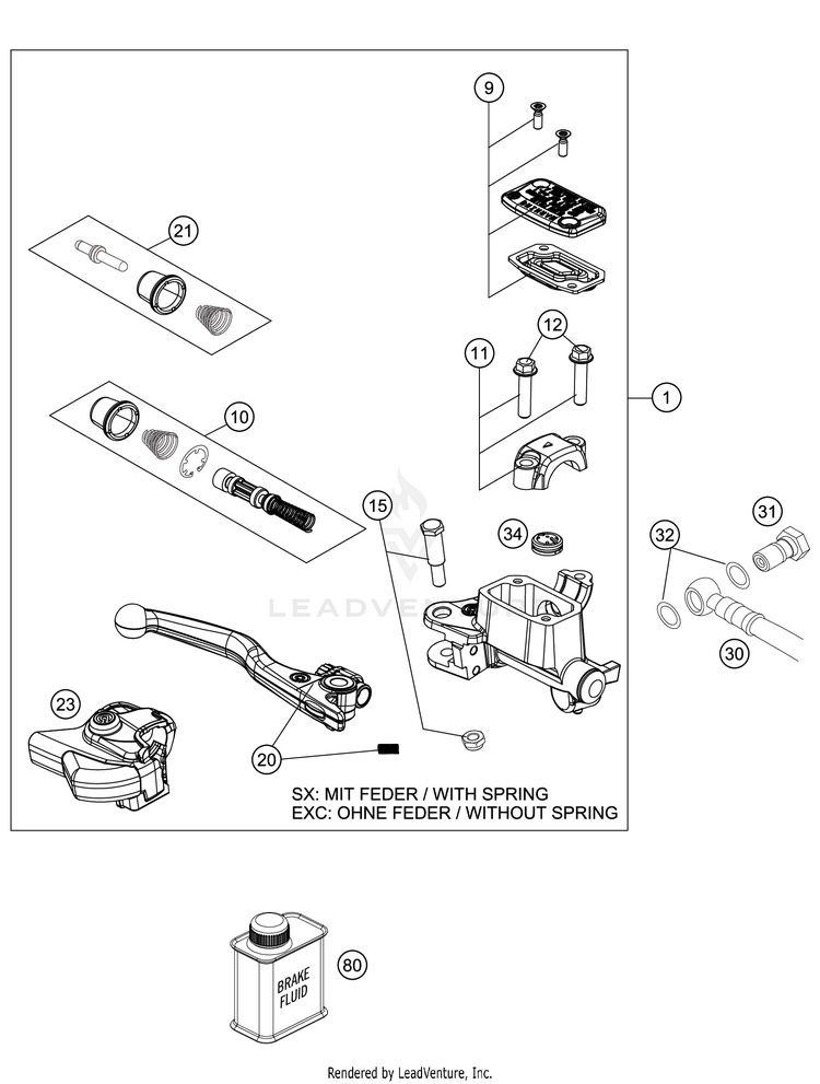 Front Brake Control Schematic