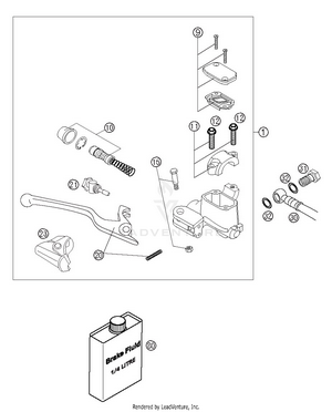 Hand Brake Cylinder Brembo Schematic