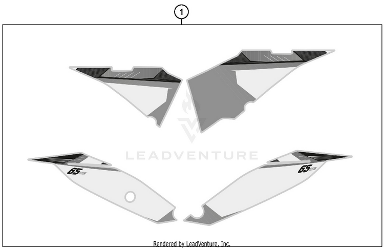 Decal 65 SX Chassis - 2015 Schematic