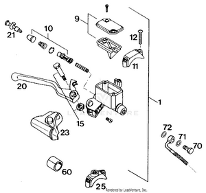 Handbrake Cylinder 2 Schematic