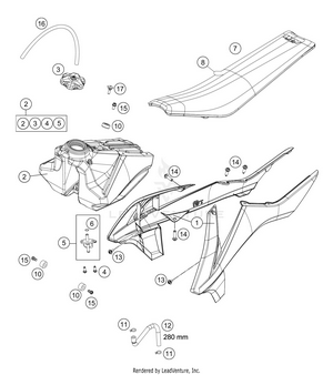 Tank, Seat Schematic
