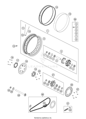 Rear Wheel Schematic