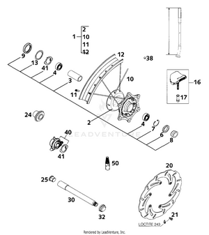 Front Wheel Schematic